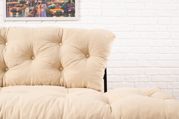 Atelier Del Sofa Nitta - Sofá-Cama de 2 Plazas en Crema Atelier Del Sofa Nitta - Sofá-Cama de 2 Plazas en Crema